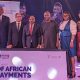 L-R: Chief Executive Officer Pan-African Payment and Settlement System (PAPSS) Mr. Mike Ogbalu III; Executive Vice President Global Trade Bank, Afreximbank, Mr. Haytham El Maayergi; Chief Executive Officer PAPSSCARD, Mr. Bosco Sebabi; Managing Director/CEO Unified Payments Limited Dr. Agada Apochi; Group Head Pay Attitude Business, Unified Payments Limited, Mrs. Onyeje Omeliko and Director Corporate Services, Unified Payments Limited, Mrs Vivian Okolo during the signing of partnership agreement between Unified Payments Limited and PAPSSCARD at the 2025 PAPSS COWRY Conference on Worldwide and Regional Payment in Lagos today